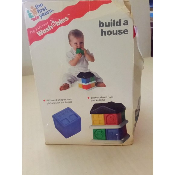 The First Years Toys Vintage 993 Rare The First Years Build A House