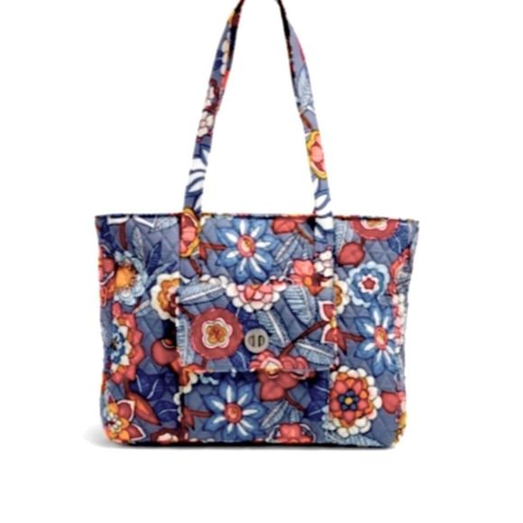 Vera Bradley Bags Verabradley Tropical Evening Turnlock Tote