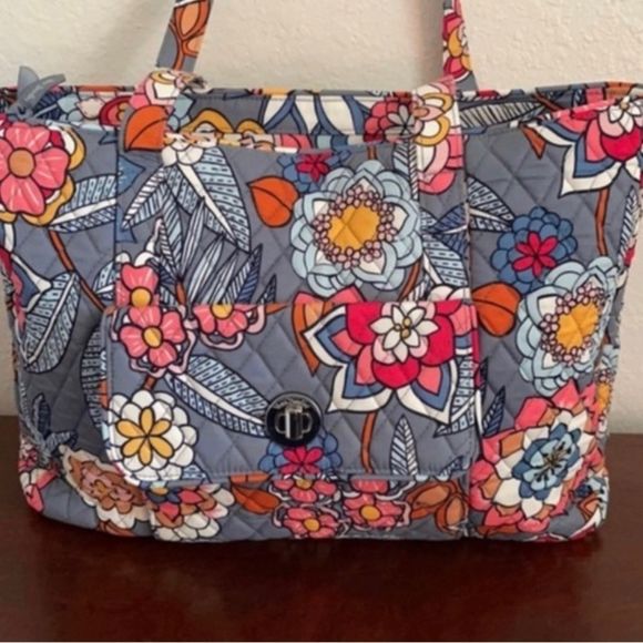 Vera Bradley Bags Verabradley Tropical Evening Turnlock Tote
