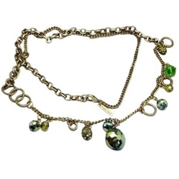 Mythologie Jewelry Mythologievapor Mirror Green Crystals Antique