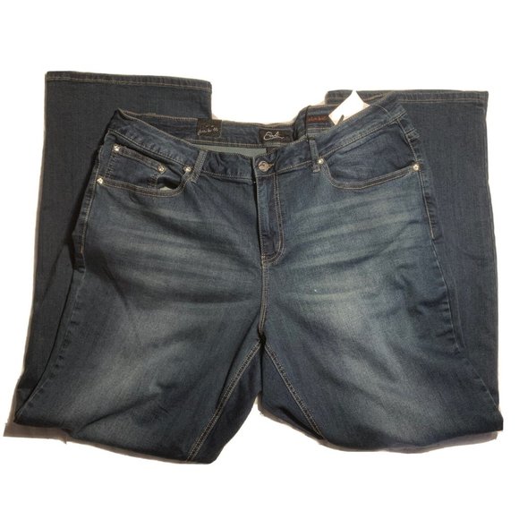 Earl Jeans Jeans Earl Jeans Womens Sz 22w Bootcut Slim Distressed