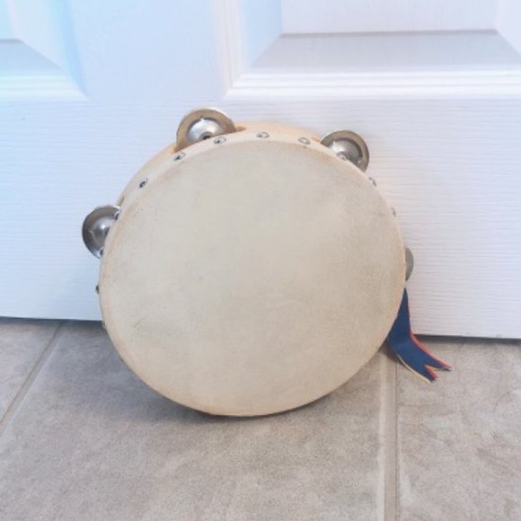 Tambourine Accents Vintage Korean Tambourine With Ribbons Poshmark