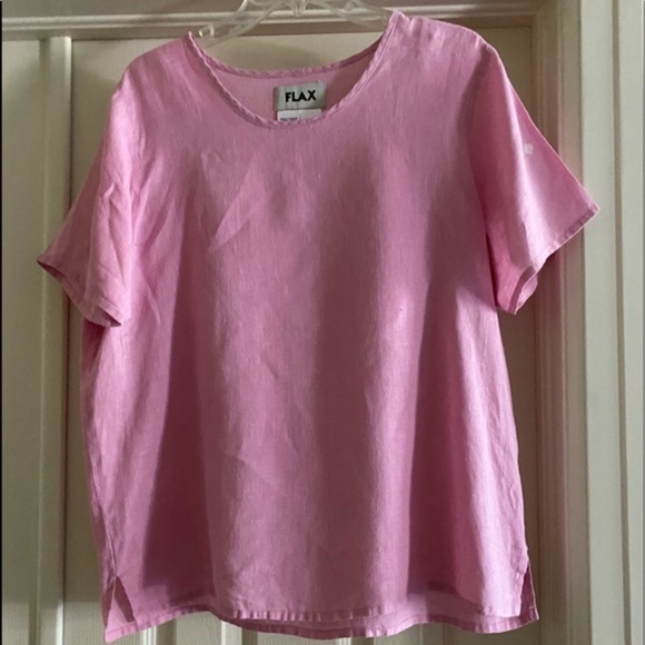 Flax Tops Flax Lightweight 0 Linen Top Worn A Few Times Has A