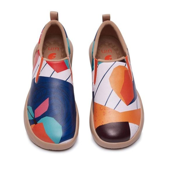 UIN Shoes Womens Nwt Uin Slip On Shoes Walking Shoe Tropical Fruit