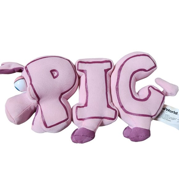 Spin Master Toys Pbs Kids Word World Pig Pull Apart Plush