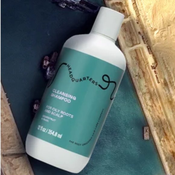 Headquarters Hair Oily Roots Scalp Cleansing Shampoo Infused With
