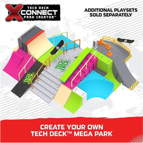 Toys Tech Deck Big Vert Wall Xconnect Park Creator With Fingerboard