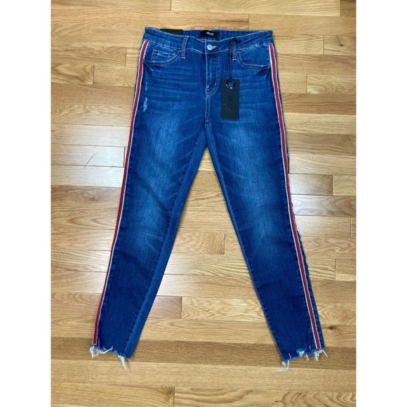 Vervet | Jeans | New Vervet Ankle Skinny Fit Jeans Womens Size 28 Red