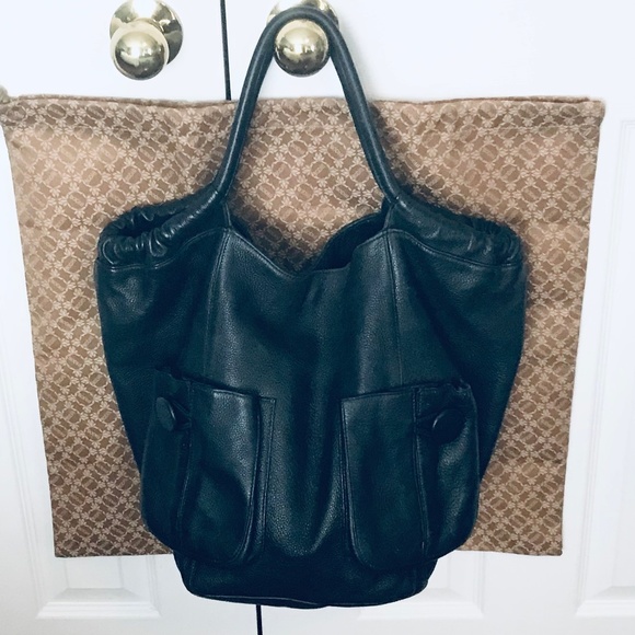 Bodhi Bags Vintage Bodhi Extra Large Pebbled Leather Hobo Bag