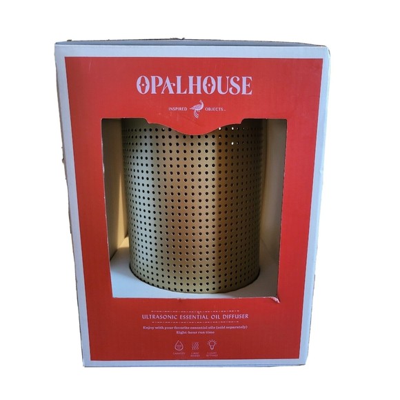 Essential Accents Opalhouse Ultrasonic Essential Oil Diffuser New