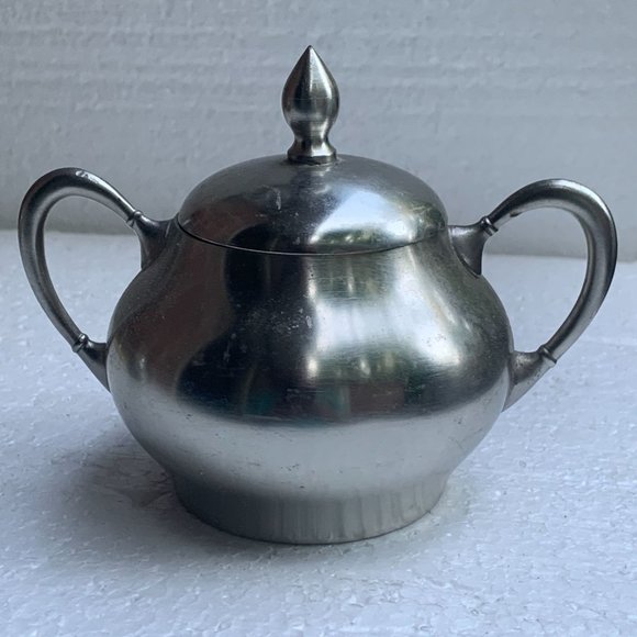 Metawa Dining Vintage Metawa Holland Sugar Container Real Pewter 94