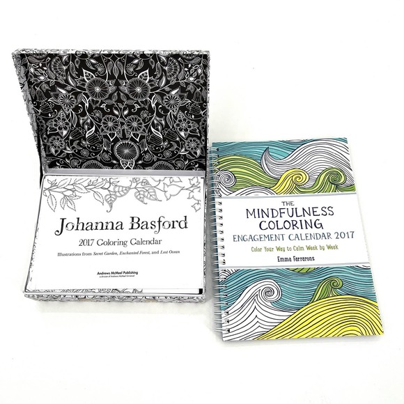 Books Office Johanna Basford Calendar And Farrarons Emma Coloring