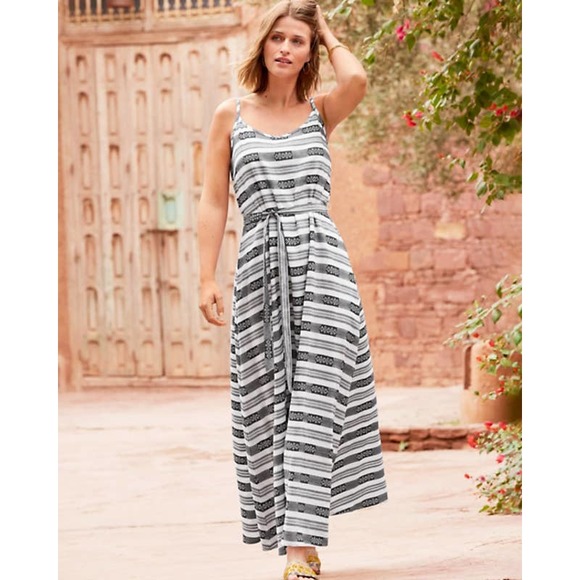 Hill Dresses Hill Maxi Dress 2 Black White Striped