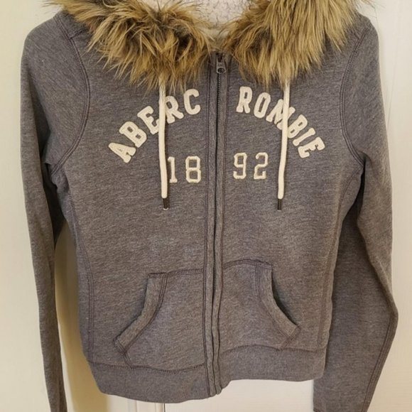Abercrombie & Fitch Tops Abercrombie Fitch Sherpa Lined Zip Hoodie