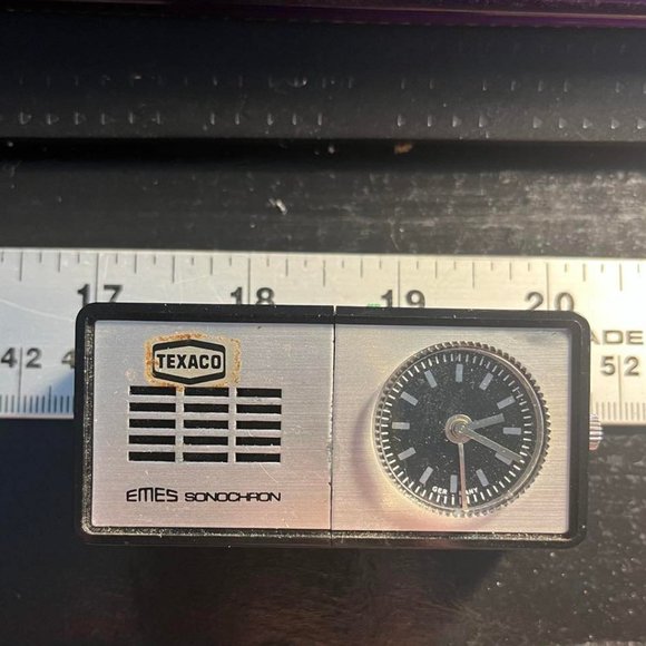Emes Sonochron Other Vintage Texaco Emes Sonochron Windup Mini