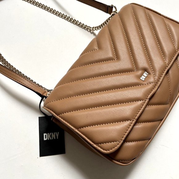 Donna Karan Bags Nwt Dkny Veronica Medium Flap Crossbody Shoulder Bag Chevron Quilted Xbody
