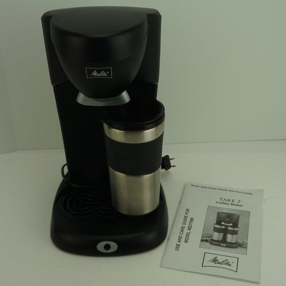 Melitta Kitchen Melitta Me2dtmb Take 2 Dual Stainless Steel Travel Drip Mug Coffee Maker