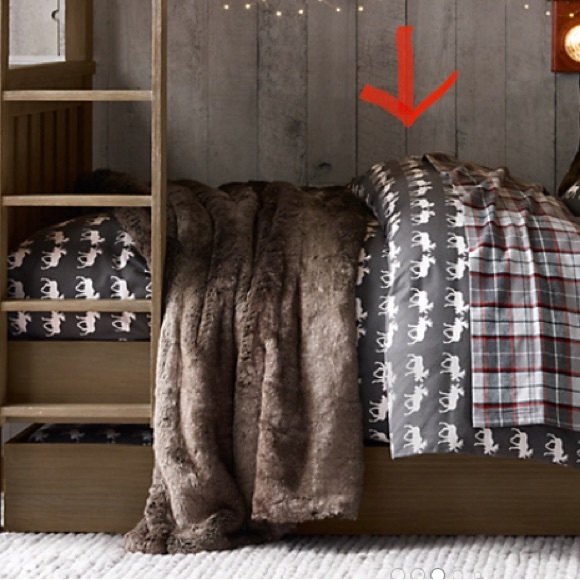 Restoration Hardware Bedding Rh Baby And Child Moose Flannel Duvet