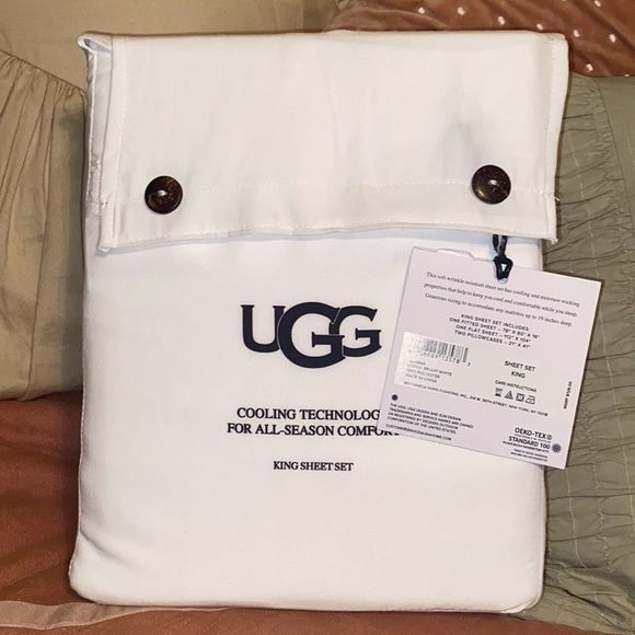 UGG Bedding Nwt Ugg Alahna Sheets In Snow Poshmark
