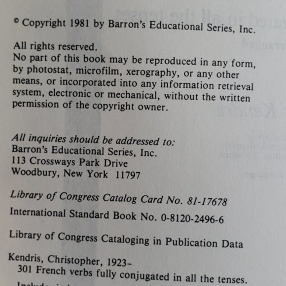 Other Vintage 31 French Verbs Poshmark