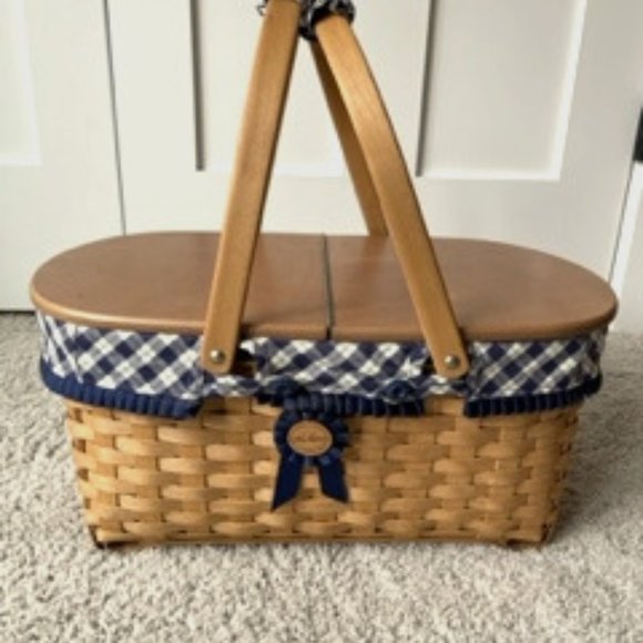 Longaberger Accents Vintage 204 Longaberger Blue Ribbon Collection