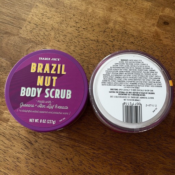 Trader Joes Bath & Body Trader Joes Brazil Nut Body Scrub Body Wash