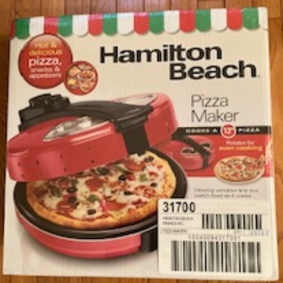 Hamilton Beach | Kitchen | Hamilton Beach Pizza Maker Brand New Red