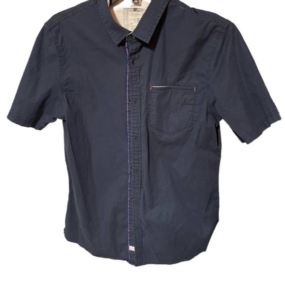 Alexander Julian Shirts Alexander Julian Navy Ss Casual Med Button
