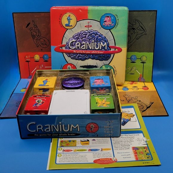Cranium Games 202 Original Cranium Tin Container Board Game The