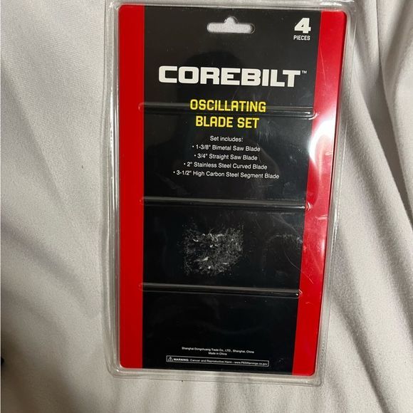 corebilt Other Corebilt Oscillating 4pcblade Set New Unopened