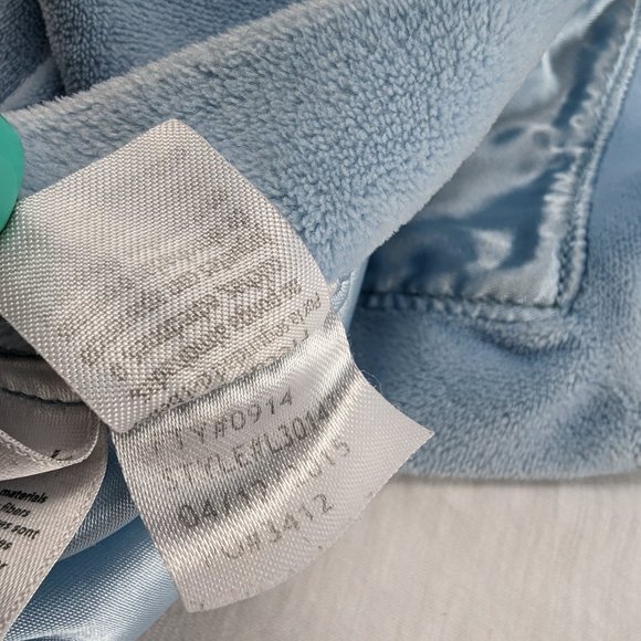 Carter's Toys Carters Blue Elephant Satin Security Blanket Baby