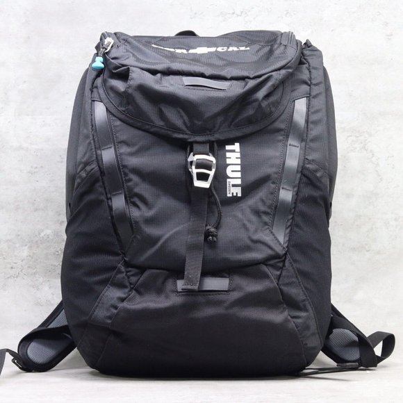 Thule Bags Thule Sweden Enroute Mosey Backpack Black Pocket Everyday Bag Company Logo Poshmark