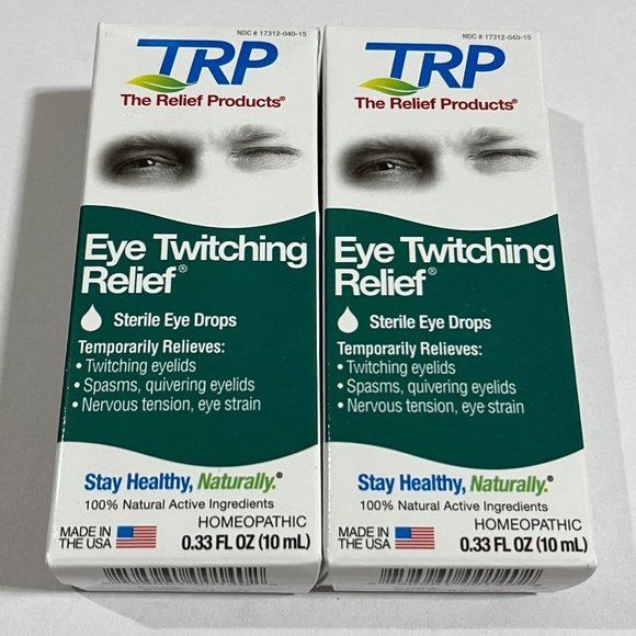 TRP Other Lot Of 2 Trp Eye Twitching Relief Sterile Eye Drops 33 Oz Exp 72025 Poshmark