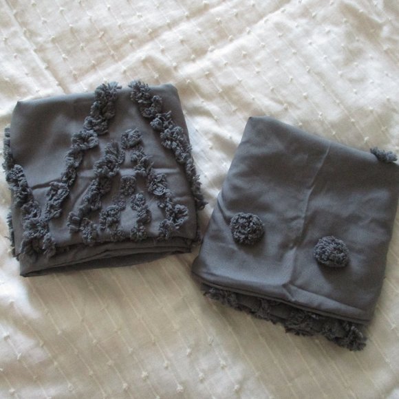Bedding Set Of 2 Gray Boho Pillow Cases Poshmark