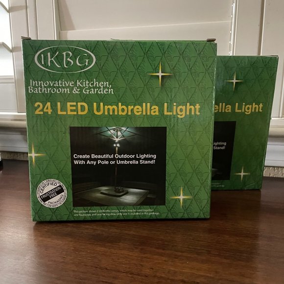 IKBG Other Nib 24 Led Umbrella Lights Quantity Two Poshmark