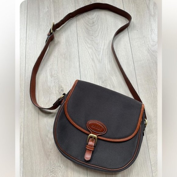 Bally Bags Bally Vintage Canvas Leather Messenger Bag Poshmark