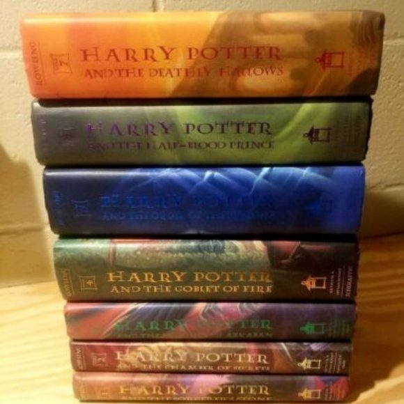 Scholastic Accents Harry Potter Hardcover Book Set Collectible J K