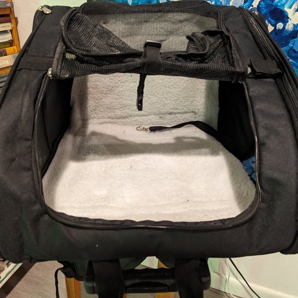 Kopeks Cat Kopeks Deluxe Backpack Pet Travel Carrier With Double