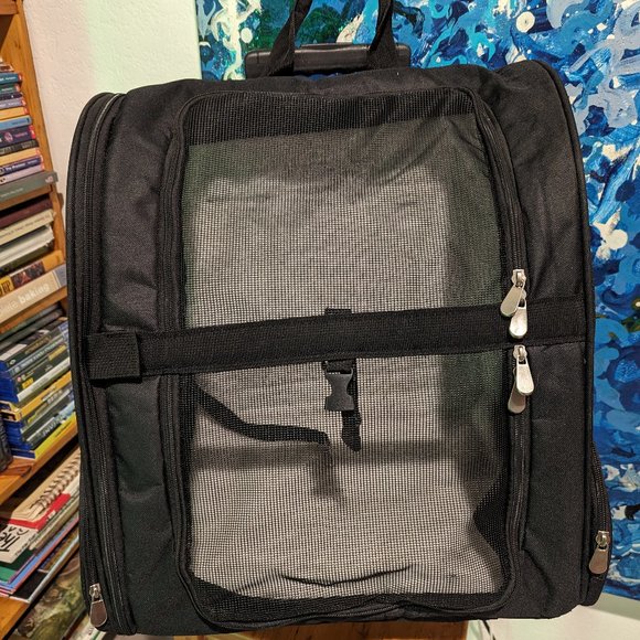 Kopeks Cat Kopeks Deluxe Backpack Pet Travel Carrier With Double