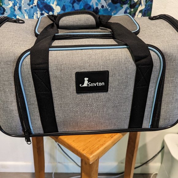 Cat Siivton Pet Carrier Airline Approved 4 Sides Expandable Cat