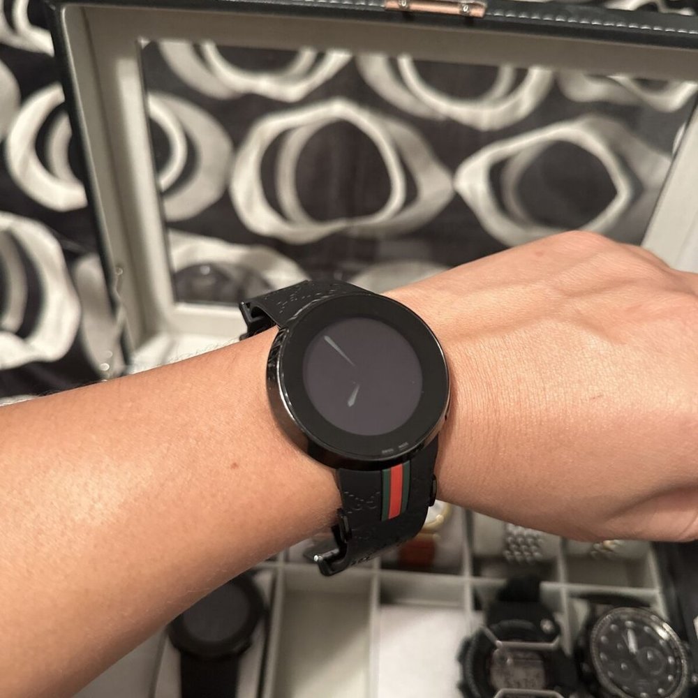 Gucci Digital Watch 114 IGucci Black Mens Unisex Bla… Gem