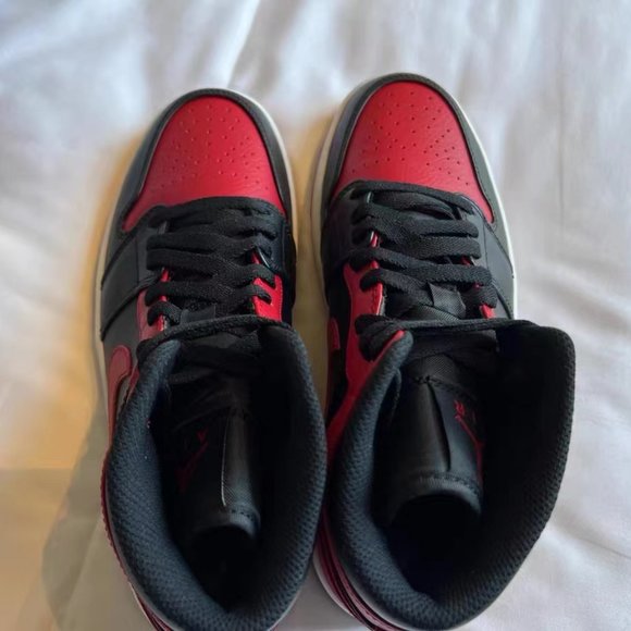 Jordan Shoes Jordan Air Jordan Mid Red And Black Poshmark
