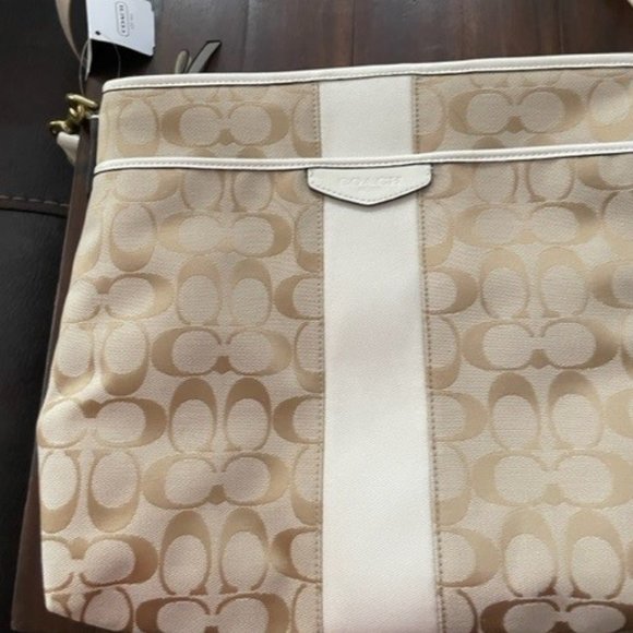 Coach Bags Coach File Bag Signature Canvas Crossbody Bag Light