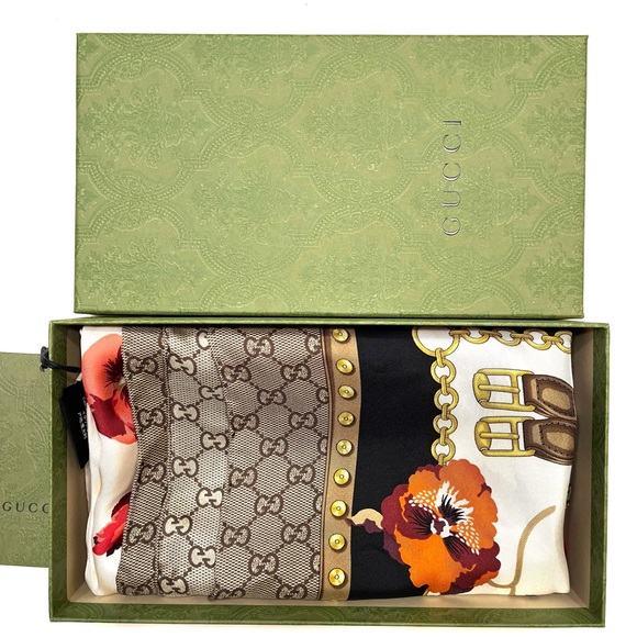 Gucci Accessories Gucci Rare Authentic Silk Scarf Poshmark