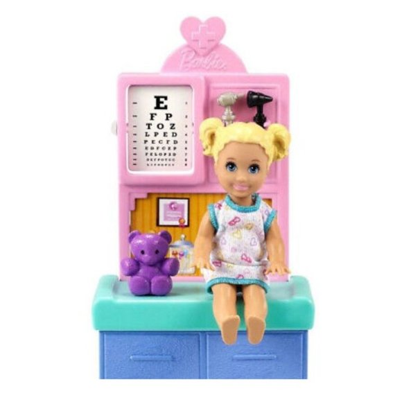 Barbie Toys Barbie Pediatrician Playset 2 Doctor Doll And Toddler