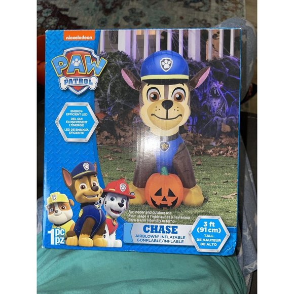 Paw Patrol Holiday Gemmy Airblown Inflatable Paw Patrol Chase