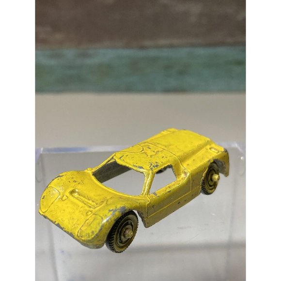 Toys Vintage Tootsie Toy Ford Gt Race Car Yellow Diecast Toy Car