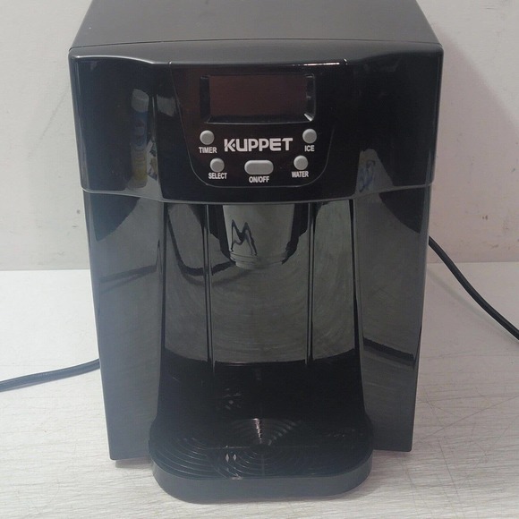 KUPPET Kitchen Kuppet Countertop 2 In Ice Maker Water Dispenser With Led Display Black Works