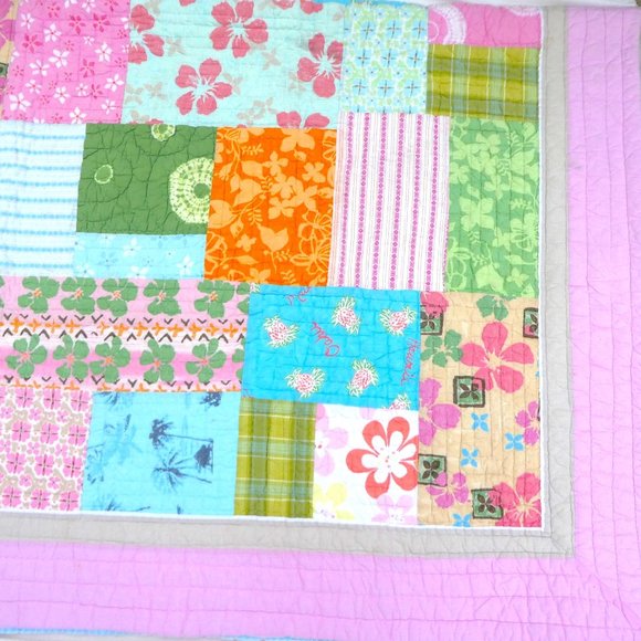 Pottery Barn Bedding Pottery Barn Quilt Hawaiian Islands Pink