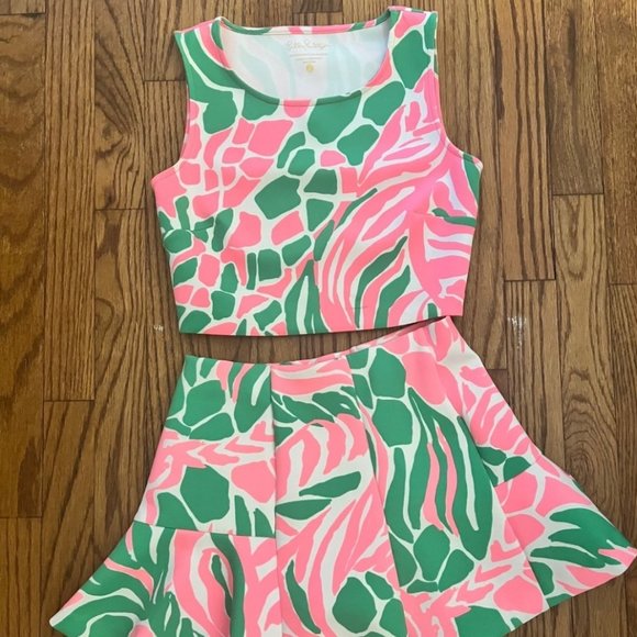 Lilly Pulitzer Skirts Lilly Pulitzer Top And Bottom Matching Set